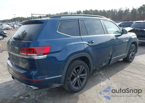 2021 Volkswagen Atlas 3.6L V6 Se W/Technology R-Line from USA, damaged, VIN 1V2NR2CA3MC562568